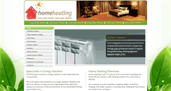 Desktop Screenshot of homeheating.co.za